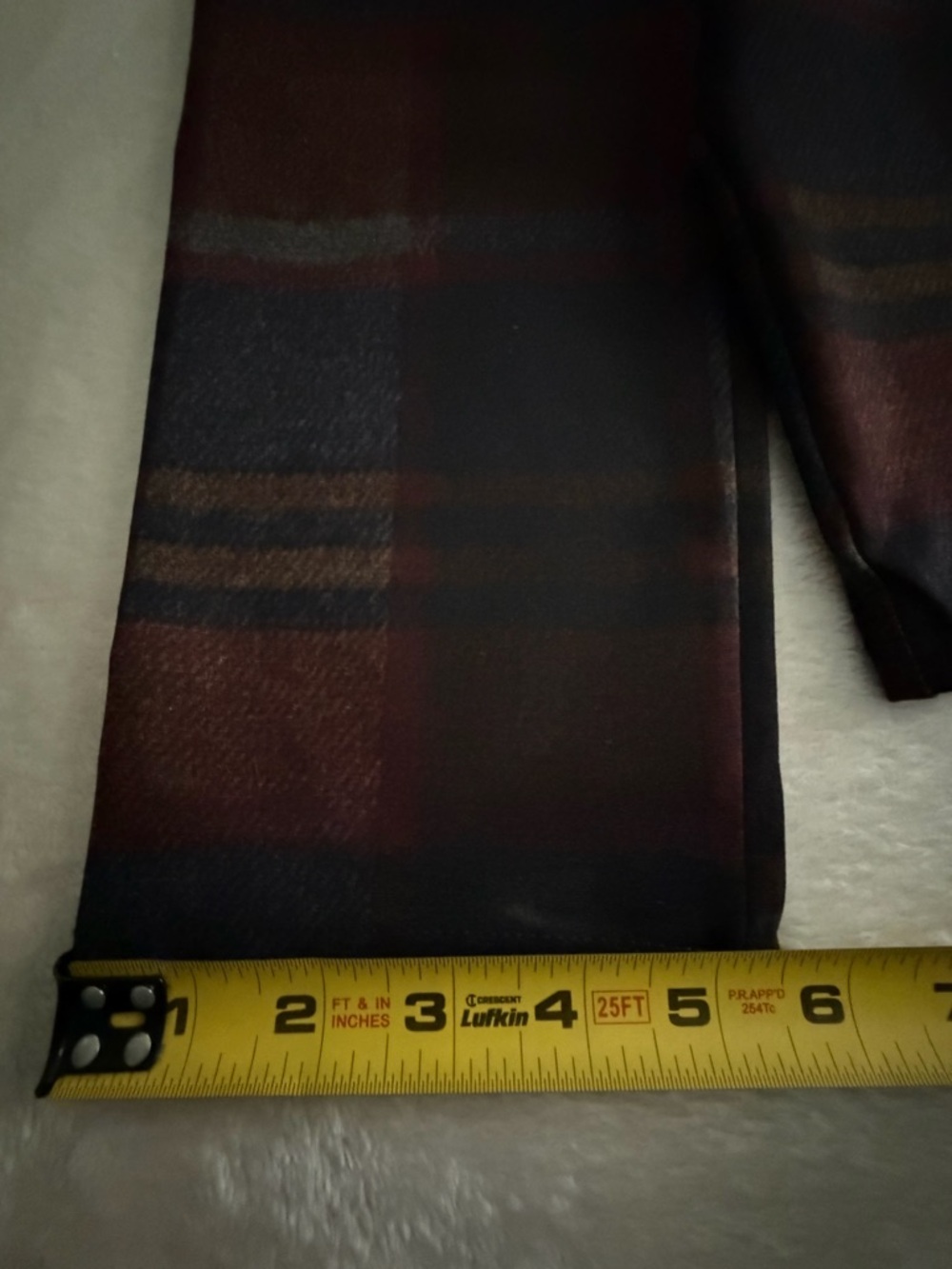 Sanctuary Plaid Slim Pull On Stretchy Pants, Size L - Picture 16 of 16
